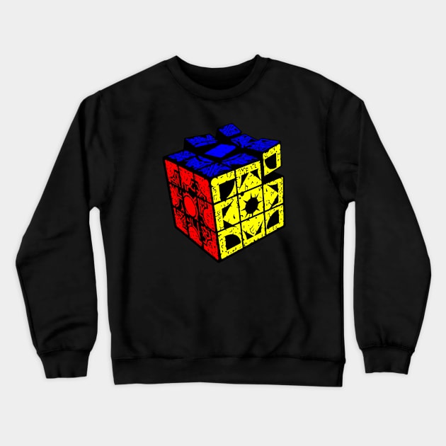 Rubik's Lament Configuration Crewneck Sweatshirt by StudioPM71